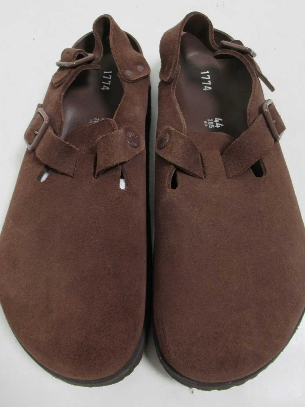Birkenstock 1774 Men's IV Tokio Suede Leather Sandals Carafe Brown Size 11 US M